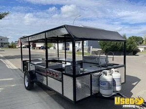 Like New - 2022 8' x 22' Open-Sided BBQ Trailer | Food Concession Trailer for Sale in Alberta!