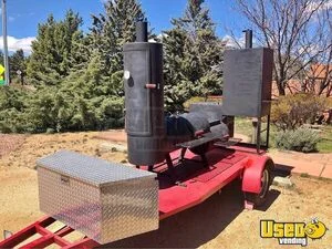 Dual Fuel 16' All Stainless Steel Open Barbecue Smoker Tailgating Trailer for Sale in Arizona!