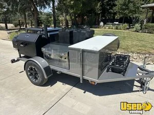 Like New - 2024 7' x 13' Open Barbecue Smoker Trailer for Sale in California!
