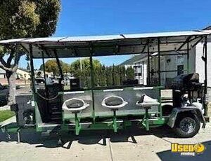 Custom Built - 2022 5' x 10' Open Barbecue Smoker Concession Trailer for Sale in California!