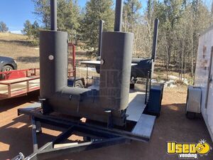 2022 8.5' x 11' Professional Grade Dual Firebox BBQ Pit Mobile Barbeque Smoker Trailer for Sale in Colorado!