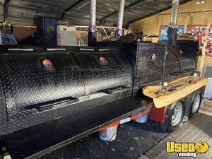 2020 Custom 20' Open BBQ Smoker Trailer with 2 - 38" x 5' Chambers for Sale in Delaware!