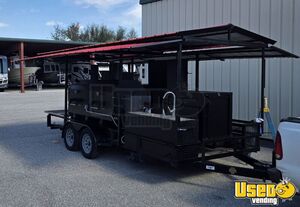 2021 8' x 19' Custom Pit Smoker and Rotisserie Trailer for Sale in Florida!