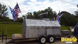 2011 - 15' Open BBQ Smoker on a 25' Tailgating Trailer / Mobile BBQ Unit for Sale in Ohio!