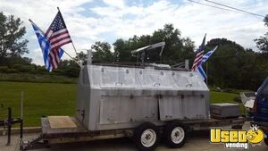 2011 - 15' Open BBQ Smoker on a 25' Tailgating Trailer / Mobile BBQ Unit for Sale in Ohio!