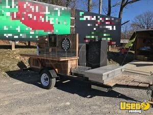 SUPER COOL Mobile Open BBQ Smoker Tailgating Trailer with Sound System for Sale in Pennsylvania!
