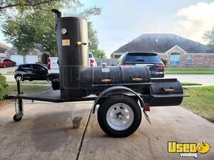 2017 6' x 7' Towable Barbecue Pit Smoker Trailer w/ Extra Large Wood / Charcoal Smoker for Sale in Texas!