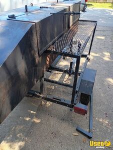 Custom Built - 2014 4' x 5' Open BBQ Smoker Trailer with Double Grill for Sale in Texas!
