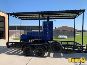 Custom Built - 2015 Open Barbecue Smoker Trailer | BBQ Pit On Wheels for Sale in Texas!