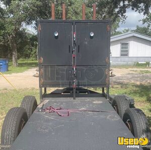 2021 - 5' x 14' Homemade Reverse Flow Vertical Smoker Trailer for Sale in Texas!