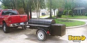 Multi-Awarded Custom Open BBQ Smoker Trailer / BBQ Pit Trailer for Sale in Texas!