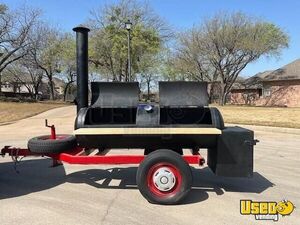 2022 6' x 14' Open BBQ Smoker Trailer | Food Concession Trailer for Sale in Texas!