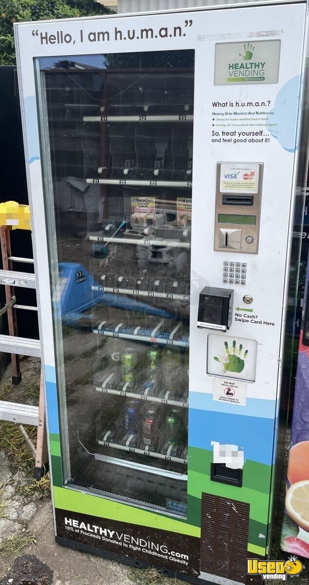 (3) JOFEMAR Snack and Drink Combo Vending Machines For Sale in California