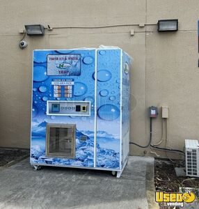 (2) Self-Serve Bagged Ice and Fresh Water Vending Machines for Sale in Florida!
