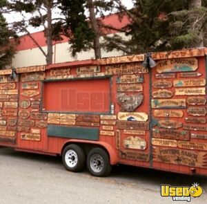 Ready to Use 2003 - 8' x 22' Mobile Wood Carving Shop / Retail Merchandise Trailer for Sale in California!