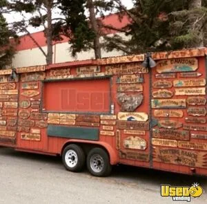 Ready to Use 2003 - 8' x 22' Mobile Wood Carving Shop / Retail Merchandise Trailer for Sale in California!