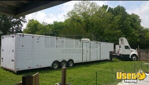 50'  Nose Racecar Toy Hauler Enclosed Cargo Utility Disaster Relief Trailer for Sale in Mississippi!