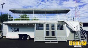 2006 Featherlite Gooseneck 45' High-End Hospitality Trailer with Sky Deck for Sale in North Carolina