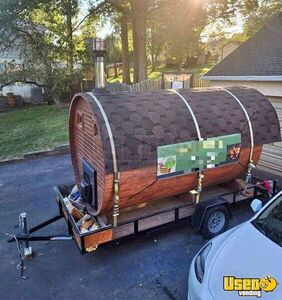 2022 Wood Burning Sauna Trailer Mobile Business Unit for Sale in Pennsylvania!
