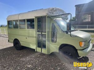 Ready to Convert - 2000 Ford Econoline Empty Bus with Solar Panel for Sale in Utah!