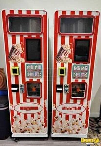 (2) 2025 New Commercial 1 Minute Popcorn Vending Machines For Sale in Colorado!