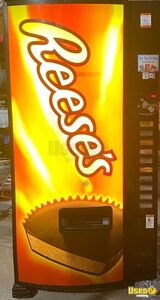 2015 Dixie Narco 700CV Reese's Chilled Candy Vending Machine Refrigerated Snack Merchandiser For Sale in Indiana!