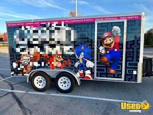 LIKE NEW 2022 - 7' x 14' Mobile Video Gaming Trailer Business for Sale in Arkansas!