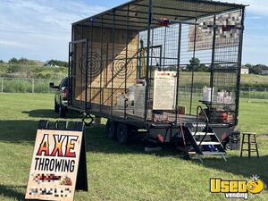 2023 8.5' x 20' Carry-On Deckover Mobile Axe Throwing Trailer Mobile Gaming Business Unit for Sale in Texas!