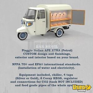 Piaggio Italian Coffee & Beverage Truck 9 Texas Gas Engine for Sale