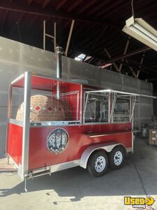 Lightly Used  2022 6' x 13' Wood-Fired Pizza Registered Concession Trailer with Porch for Sale in California!
