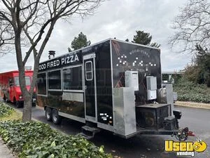 2019 8.5' x 20' Wood Fired Pizza Concession Trailer with HCD Insignia for Sale in California!