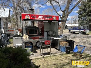 Turnkey Lightly Used 2020 - 6' x 10' Wood-Fired Pizza Oven Concession Trailer for Sale in Colorado!