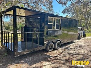 2024 8' x 20' Pizza Concession Trailer with Fire Suppression System & Porch for Sale in Florida!