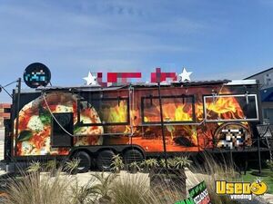 Turnkey - 2024 8' x 30' Wood Fired Pizza Trailer with Forno Bravo Oven | Concession Trailer for Sale in Florida!