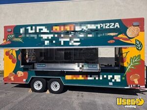 Turnkey - 2016 8' x 21' Wood Stone Oven Pizza Concession Trailer | Mobile Pizzeria for Sale in Florida!