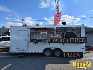 2018 - 8.5' x 18' Continental Cargo Wood-Fired Pizza Trailer | Mobile Pizzeria for Sale in Florida!
