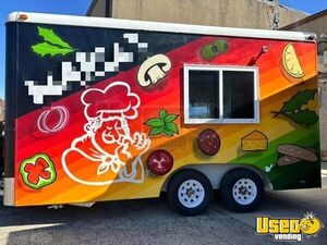 2002 - 8' x 18' Pizza Food Concession Trailer | Mobile Street Food Unit for Sale in Illinois!
