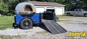 2023 5' x 10' Wood Fired Pizza Trailer with Forno Piombo Oven for Sale in Illinois!