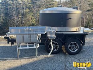 Like New 2024 Wood Fired Pizza Oven Trailer Mobile Food Unit for Sale in Maine!
