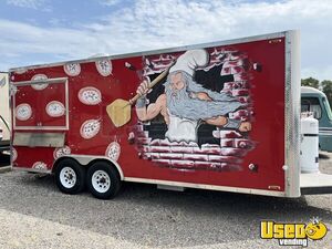 2017 - 8' x 20' Pizza Concession Trailer w/  Huge Deck Oven & Fire Suppression for Sale in Michigan!