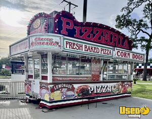 Eye Catching - Carnival Style Concession Trailer | Commercial Pizza Trailer for Sale in Mississippi!