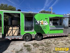 LOADED - 2021 8.5' x 19' Wood Fired Pizza Concession Trailer w/ 5' Porch for Sale in Nebraska!
