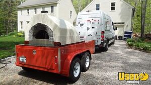 Custom Built - 2013 6.5' x 9.5' Mobile Wood Fired Pizza Trailer with Forno Bravo Oven for Sale in New Hampshire!
