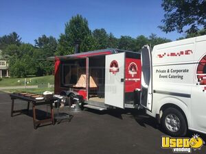 2016 7' x 16' Wood Fired Pizza Trailer with Forno Bravo Oven for Sale in New Hampshire!