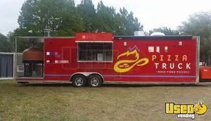 2015 Wood-Fired Pizza Concession Trailer Brick Oven Pizza Trailer for Sale in New York!
