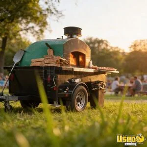 2010 6' Brick Oven Pizza Concession Trailer Mobile Vending Unit for Sale in New York!