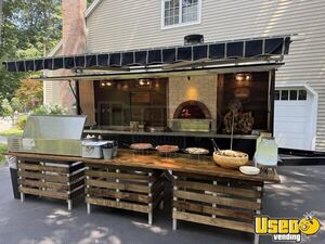 Custom Built - 2025 8' x 19' Wood Fired Mugnaini Pizza Concession Trailer with 3 Beer Taps for Sale in New York!