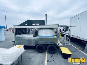 2021 6' x 12' Naples Style Pizza Trailer All Stainless Wood Fired Pizza Oven Trailer for Sale in Ontario!