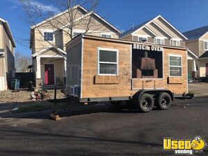 Turn Key Business -  2017 6' x 14' Wood Fired Pizza Trailer and Tailgate Brick Oven for Sale in Oregon!
