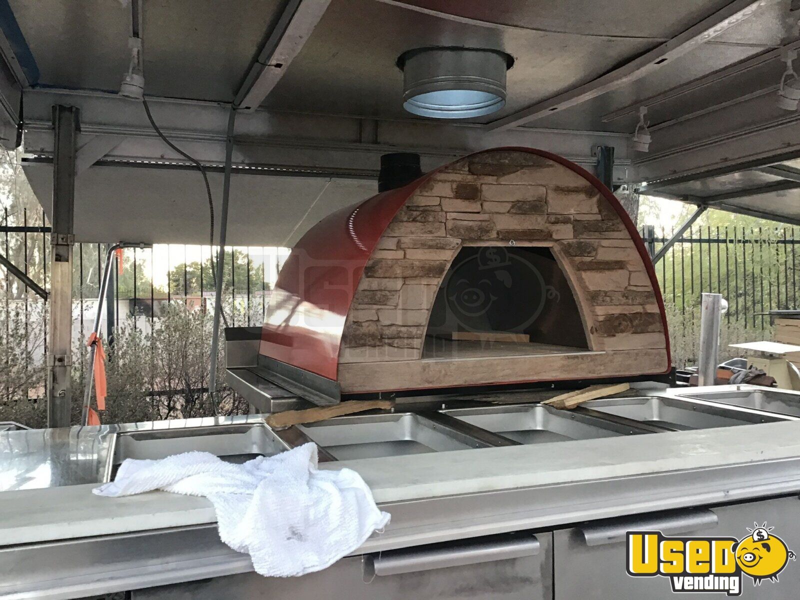 10' Custom Brick Oven Pizza Trailer With Truck to Tow Permitted